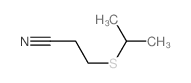 3-propan-2-ylsulfanylpropanenitrile Structure