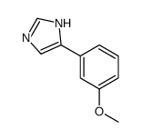 5-(3-methoxyphenyl)-1H-imidazole结构式