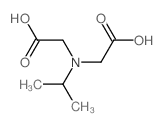 2-(carboxymethyl-propan-2-yl-amino)acetic acid Structure