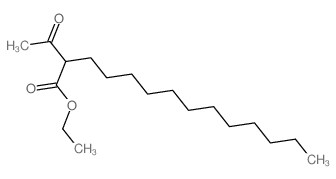 Tetradecanoic acid,2-acetyl-, ethyl ester结构式