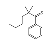 2,2-dimethyl-1-phenylhexane-1-thione Structure