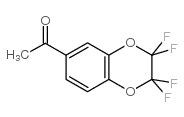 6-ACETYL-2,2,3,3-TETRAFLUOROBENZO-1,4-DIOXANE结构式