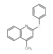 4-methyl-2-phenylsulfanyl-quinoline Structure
