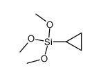 trimethoxycyclopropylsilane结构式