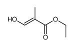 ethyl 3-hydroxy-2-methylprop-2-enoate结构式