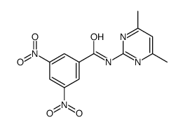 N-(4,6-dimethylpyrimidin-2-yl)-3,5-dinitrobenzamide Structure