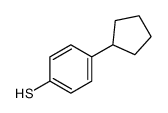 4-cyclopentylbenzenethiol结构式