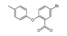 (4-bromo-2-nitro-phenyl)-p-tolyl ether Structure