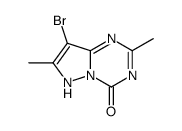 8-溴-2,7-二甲基-3H-吡唑并[1,5-a][1,3,5]噻嗪-4-酮结构式