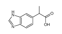 1H-Benzimidazole-5-aceticacid,alpha-methyl-(9CI)结构式