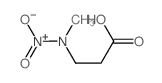 3-(methyl-nitro-amino)propanoic acid结构式