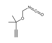 3-(isocyanatomethoxy)-3-methylbut-1-yne Structure