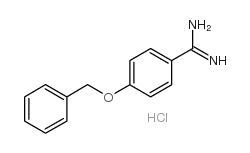 4-BENZYLOXY-BENZAMIDINE structure