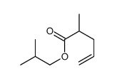 2-methylpropyl 2-methylpent-4-enoate结构式