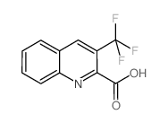 3-(Trifluoromethyl)quinoline-2-carboxylic acid Structure