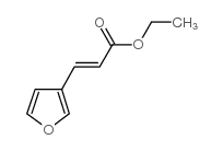 2-propenoic acid, 3-(3-furanyl)-, ethyl ester Structure