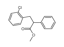 methyl 3-(2-chlorophenyl)-2-phenylpropanoate Structure