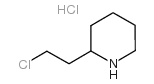 2-(2-CHLOROETHYL)PIPERIDINUM CHLORIDE Structure
