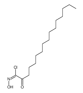 N-hydroxy-2-oxohexadecanimidoyl chloride Structure