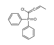 [1-chlorobuta-1,2-dienyl(phenyl)phosphoryl]benzene Structure