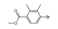 4-溴-2,3-二甲基苯甲酸甲酯结构式