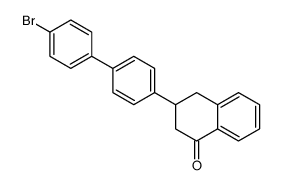 3-(4'-bromo[1,1'-biphenyl]-4-yl)-3,4-dihydronaphthalen-1(2H)-one结构式