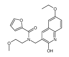 2-Furancarboxamide,N-[(6-ethoxy-1,2-dihydro-2-oxo-3-quinolinyl)methyl]-N-(2-methoxyethyl)-(9CI) picture