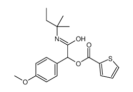2-Thiophenecarboxylicacid,2-[(1,1-dimethylpropyl)amino]-1-(4-methoxyphenyl)-2-oxoethylester(9CI) Structure