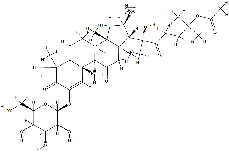 25-Acetoxy-2-(β-D-glucopyranosyloxy)-16α,20-dihydroxycucurbita-1,5-diene-3,11,22-trione picture