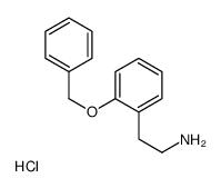 2-(2-phenylmethoxyphenyl)ethanamine,hydrochloride结构式