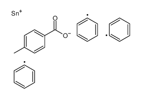 triphenylstannyl 4-methylbenzoate结构式