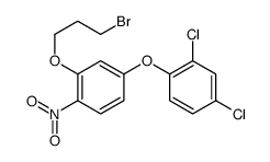 2-(3-bromopropoxy)-4-(2,4-dichlorophenoxy)-1-nitrobenzene Structure