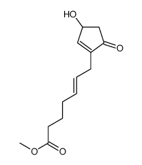 methyl 7-(3-hydroxy-5-oxocyclopenten-1-yl)hept-5-enoate Structure