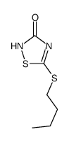 5-butylsulfanyl-1,2,4-thiadiazol-3-one结构式