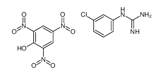 2-(3-chlorophenyl)guanidine,2,4,6-trinitrophenol结构式