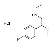 N-ethyl-2-(4-fluorophenyl)-2-methoxyethanamine,hydrochloride Structure