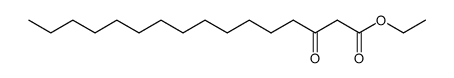 3-oxo-hexadecanoic acid ethyl ester Structure