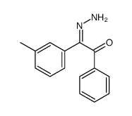 2-hydrazinylidene-2-(3-methylphenyl)-1-phenylethanone Structure