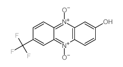 10-hydroxy-5-oxido-7-(trifluoromethyl)phenazin-2-one Structure