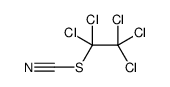 1,1,2,2,2-pentachloroethyl thiocyanate结构式