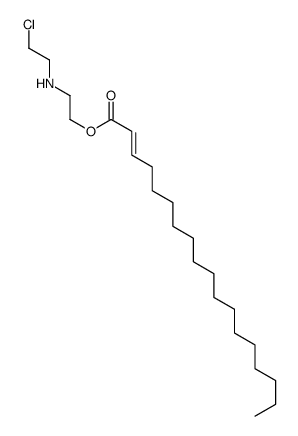 2-(2-chloroethylamino)ethyl octadec-2-enoate Structure