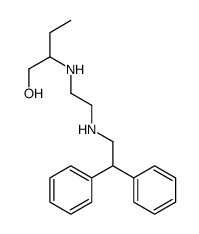 2-[2-(2,2-diphenylethylamino)ethylamino]butan-1-ol Structure