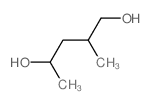 1,4-Pentanediol,2-methyl- structure