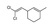 3-(2,2-dichlorovinyl)-1-methyl-1-cyclohexene Structure