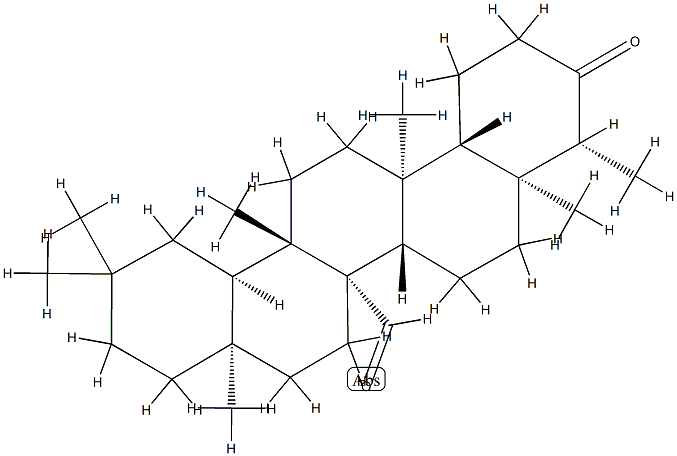 3-Oxo-D:A-friedooleanan-26-al Structure