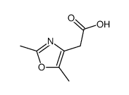 (2,5-dimethyl-oxazol-4-yl)-acetic acid structure