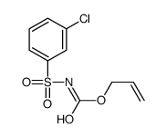 prop-2-enyl N-(3-chlorophenyl)sulfonylcarbamate Structure