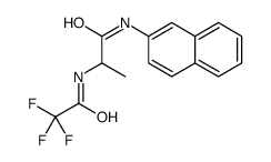 N-naphthalen-2-yl-2-[(2,2,2-trifluoroacetyl)amino]propanamide结构式