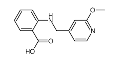 2-[(2-methoxy-pyridin-4-ylmethyl)-amino]-benzoic acid结构式