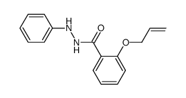 2-allyloxy-benzoic acid N'-phenyl-hydrazide结构式